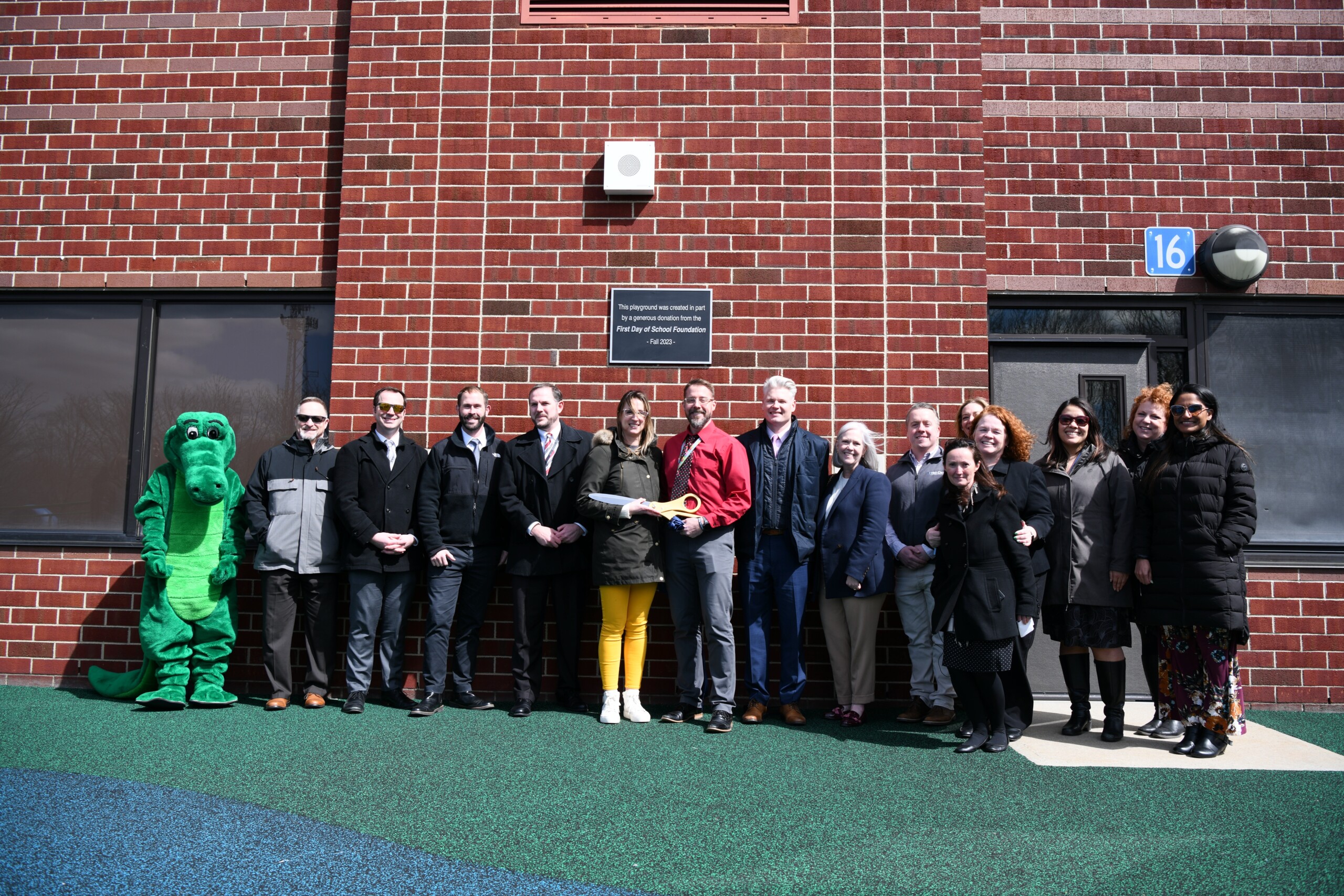 Town Center Elementary School at Plainsboro had a ribboncutting